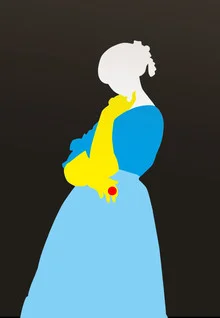 Illustration von Marko Köppe: stilisierte Frauenfigur in leuchtenden Farben