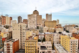 Fotokunst von Karl Johansson: Vogelperspektive auf die Stadt San Francisco