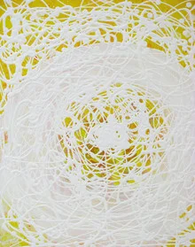Wall art featuring a surreal motif that shows light and love in a harmonious interplay.