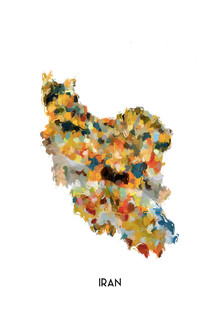 Karl Johansson, Map of Iran - Sweden, Europe)