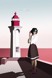 Helene Boutanos, GLACE SUR LE PORT - Frankreich, Europa)