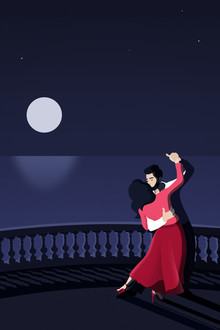 Helene Boutanos, CLAIR DE LUNE - Frankreich, Europa)