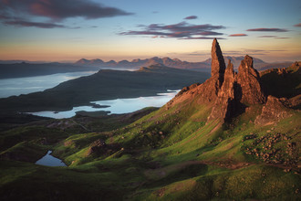 Jean Claude Castor, The Old Man of Storr Alpenglühen - Großbritannien, Europa)
