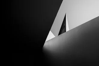 Photo art by Joshua A. Hoffmann: monochromatic lines and soft shadows