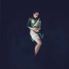 Photo art by Rova Fineart - Simone Betz: Woman enjoying the ocean while sailing.