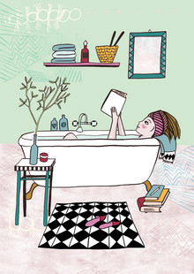 Constanze Guhr, Reading 3: Reading at the bath tub!