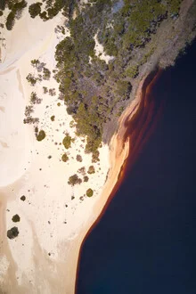Photo art by Sandflypictures: gentle sand dune under blue sky in Australia