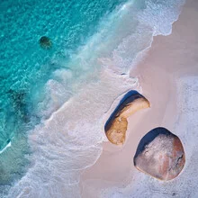 Photo art by Sandflypictures: calm view of the turquoise beach in Australia