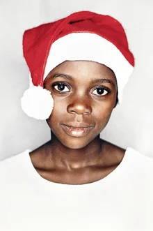 Photo art by Victoria Knobloch: children celebrating Christmas in Uganda