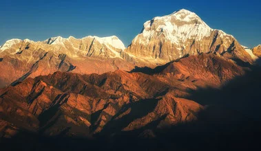 Photo art by Martin Morgenweck: Dhaulagiri, majestic mountain in the Himalayas