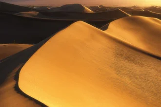 Photo art by Martin Morgenweck: gentle dunes at sunrise