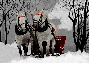 Katherine Blower, Horse Sleigh Ride
