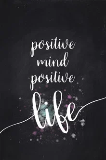 Illustrated text art: positive message about life and attitude.