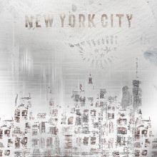 Melanie Viola, MODERN ART New York City Skylines shabby chic