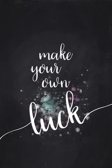 Wall art featuring a motivational quote: 