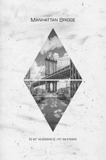 Melanie Viola, Coordinates NEW YORK CITY Manhattan Bridge - United States, North America
