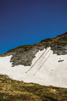 Photo art by Franziska Söhner: snow-covered mountains in France