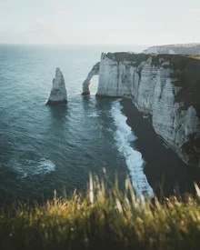 Photo art by Philipp Heigel: gentle sunrise over the Normandy coast