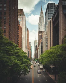 Photo art by Dimitri Luft: symmetrical view of Tudor City in New York