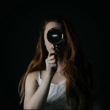 Photo art by Rova Fineart - Simone Betz: a woman with a contemplative expression