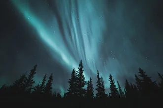 Fotokunst von Christoph Johann: friedlicher Campingplatz in der Natur