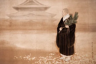 Wall art by Victoria Knobloch: Illustrative depiction of gratitude in soft colors.