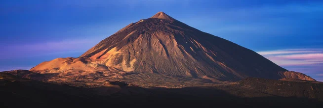 Teneriffa Teide Panorama zum Sonnenaufgang - fotokunst von Jean Claude Castor