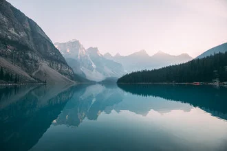 Photo art by Sebastian ‚zeppaio' Scheichl: sunset over a calm lake