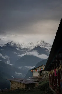 Fotokunst von Thomas Christian Keller: friedliche Landschaft des Annapurna Bade Camps.
