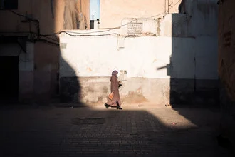 Fotokunst von Thomas Christian Keller: Portrait von Menschen in Marokko auf der Straße