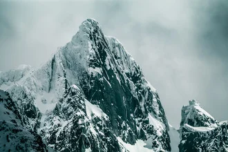 Beautiful mountain landscape in Norway featuring a majestic summit.