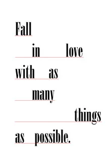 Wall art featuring an inspiring quote about love and life in soft colors.