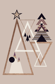 Sabrina Ziegenhorn, abstract christmas rosé