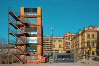 Photo art by Michael Belhadi: atmospheric image of Bötzow Brewery in Prenzlauer Berg