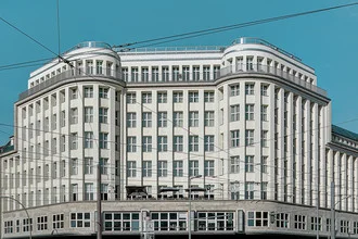 Photo art by Michael Belhadi: view of Soho House in Berlin