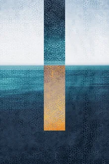 Wall art by Artenyo _: abstract depiction of a mystical path in fog