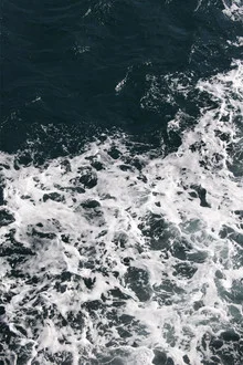 Photo art by Studio Na.hili: gentle waves and splashing water on the Greek coast