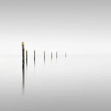 Photo art by Ronny Behnert: calm water surface with mist and reflections