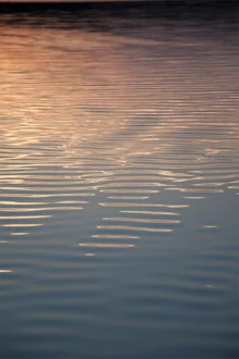 Sunset in the water - fotokunst von Studio Na.hili
