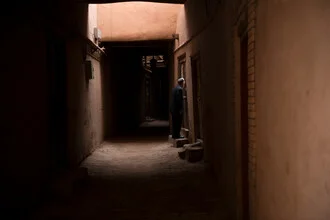 Photo art by Li Ye: Traditional street in the old city of Kashgar