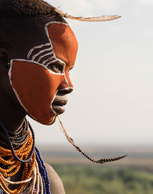 Phyllis Bauer, Young Woman from the Karo Tribe on the Omo River