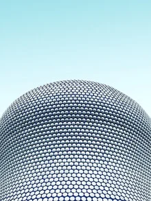 Photo art by Simone Hutsch: geometric facade pattern in Birmingham