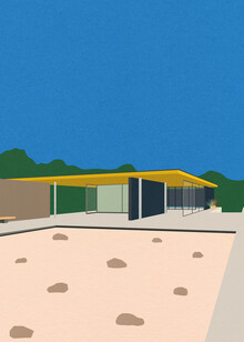 Rosi Feist, Ludwig Mies van der Rohe Barcelona-Pavillon - Germany, Europe)