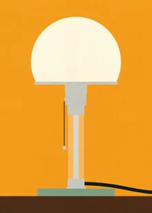 Bauhaus Table Lamp Wagenfeld WG24 - Fineart photography by Rosi Feist