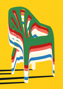 Rosi Feist, Stack Of Plastic Chairs - Germany, Europe)