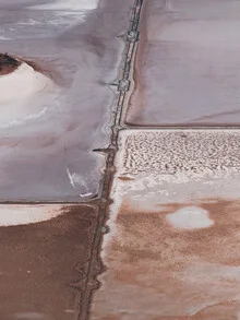 Photo art by Frida Berg: soft pastel tones over the salt lake in Australia