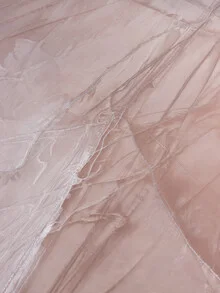 Photo art by Frida Berg: soft pink textures of a dry lake in Australia
