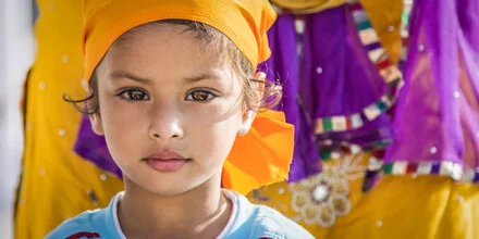 Photo art by Andreas Adams: portrait of a girl with a gentle gaze