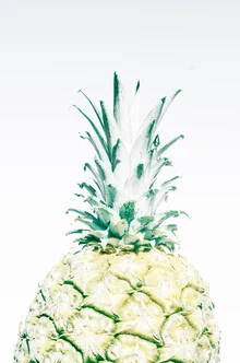 Photo art by Victoria Frost: fresh pineapple against a soft background
