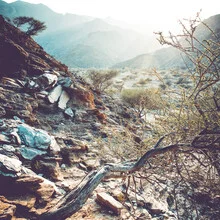 Photo art by Franz Sussbauer: hills in haze with soft colors and a calm mood